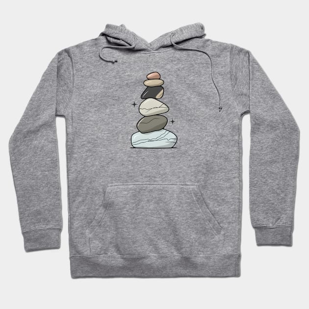 STONE ROCK BALANCING Hoodie by ThesePrints